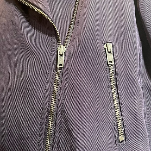 Club Monaco Twill Biker Jacket - S - Picture 3 of 4